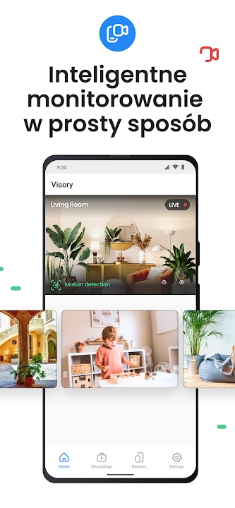 Kamera do monitorowania Visory screenshot