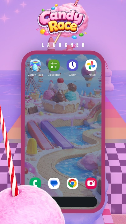 Candy Race Launcher screenshot