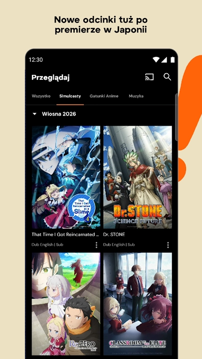 Crunchyroll screenshot