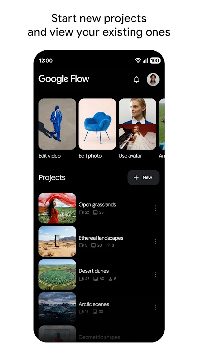Google Flow screenshot