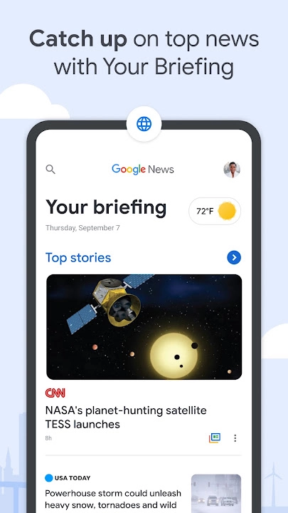 Wiadomości Google screenshot