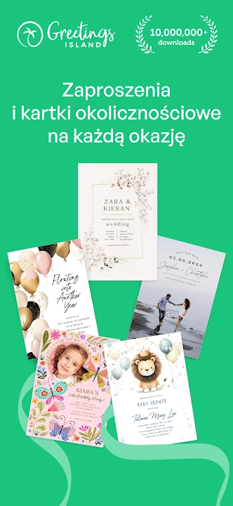 Stwórz Zaproszenia ślubne screenshot
