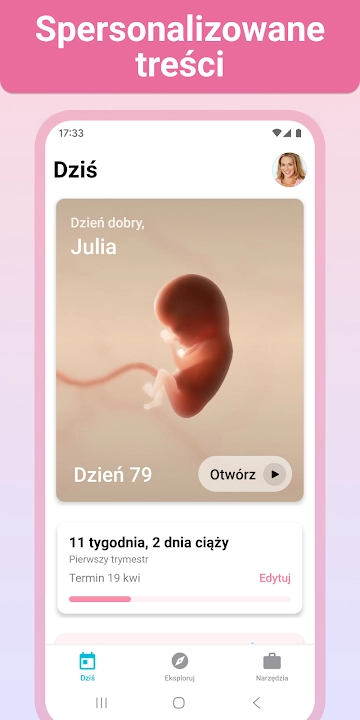 Ciąża + screenshot