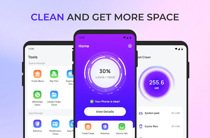 Quick Clean Space screenshot