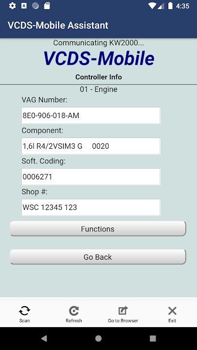 VCDS-Mobile Assistant screenshot