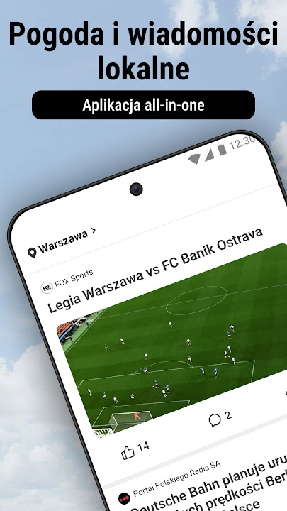 Wiadomości pogodowe screenshot