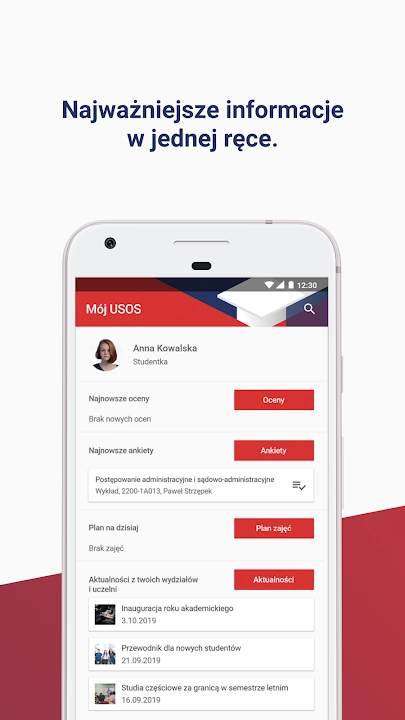 Mobilny USOS 2.0 screenshot