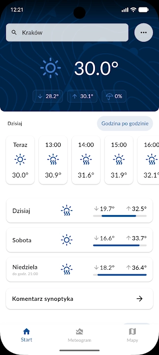 Meteo ICM screenshot