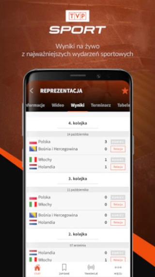 TVP Sport (Android TV) screenshot