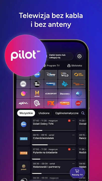 Pilot WP screenshot